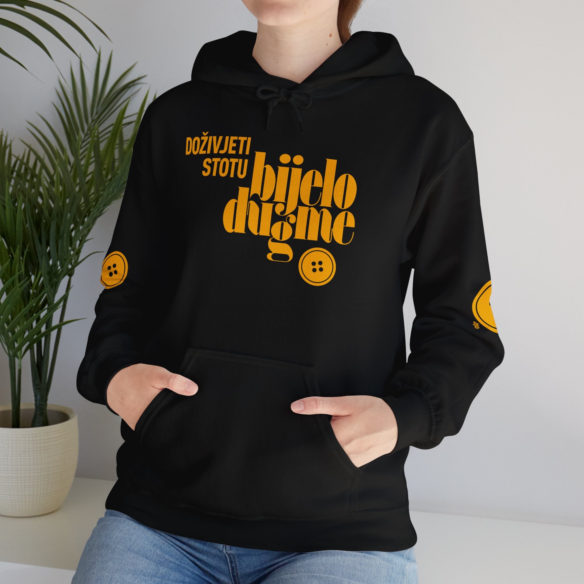 Doživjeti stotu Tour 2024/25 - Button Logo Hooded Sweatshirt