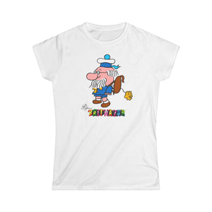 Fitted Women's T-Shirt Balthazar with a Backpack