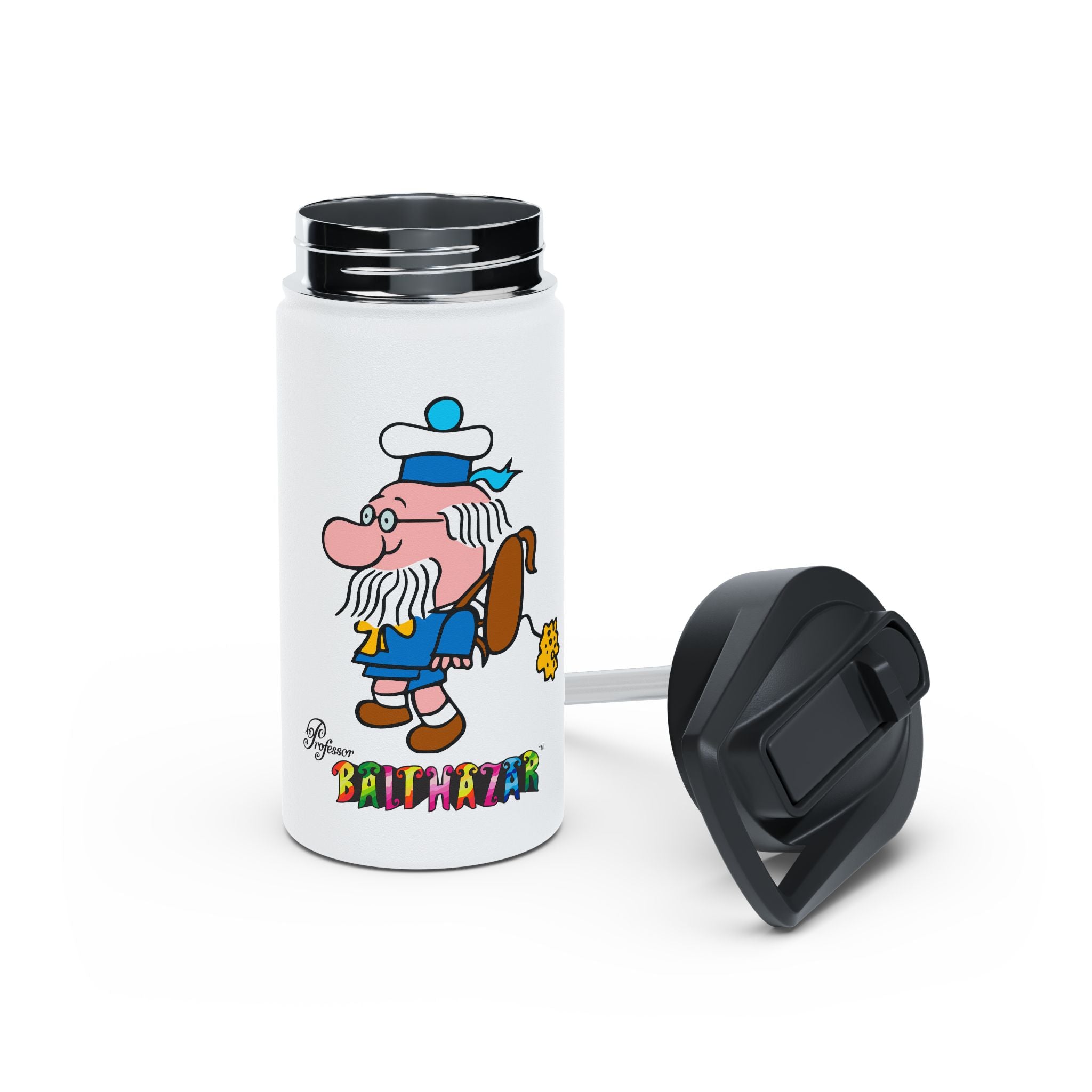 Water Bottle Balthazar with a Backpack