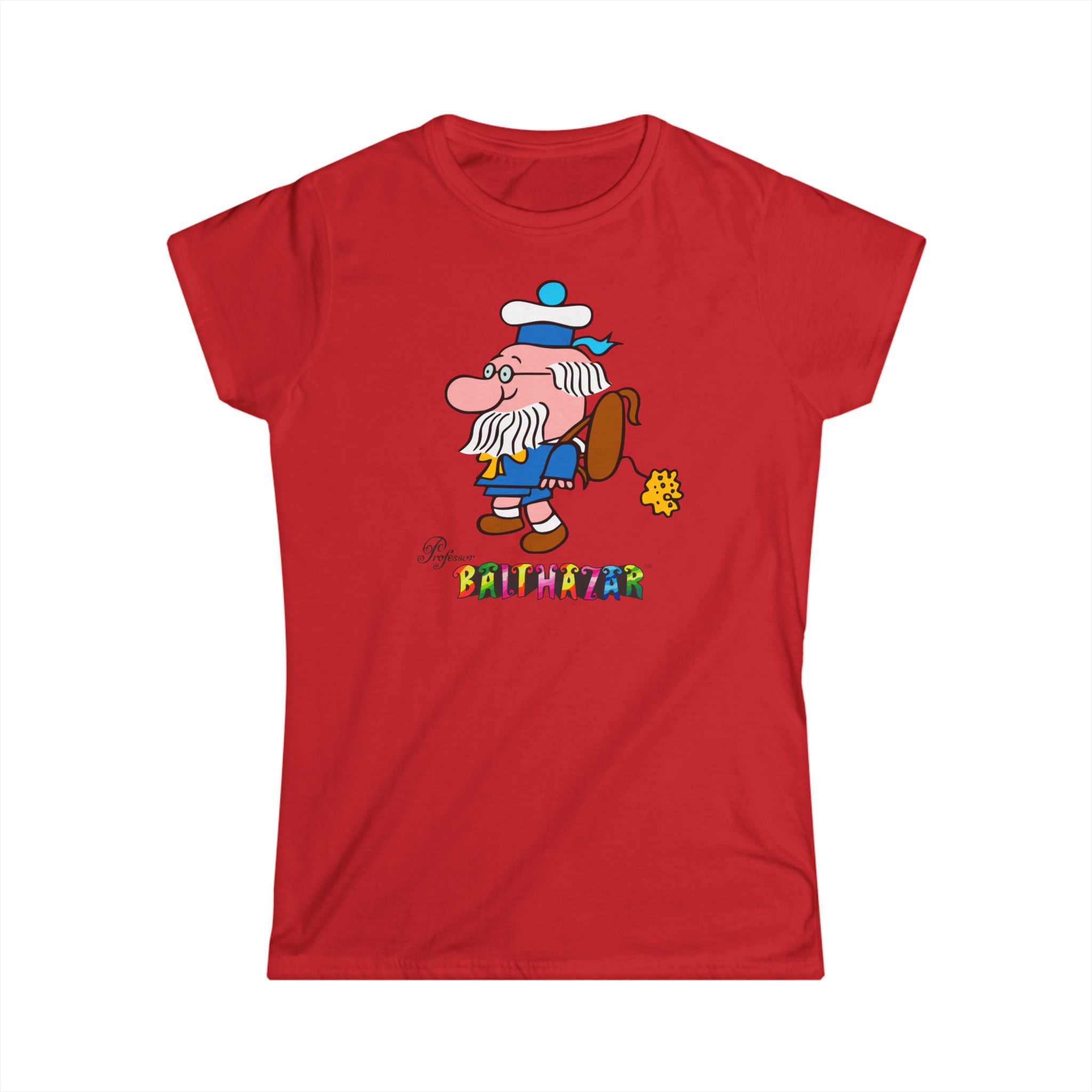 Fitted Women's T-Shirt Balthazar with a Backpack