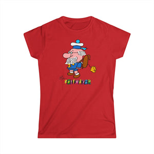 Fitted Women's T-Shirt Balthazar with a Backpack