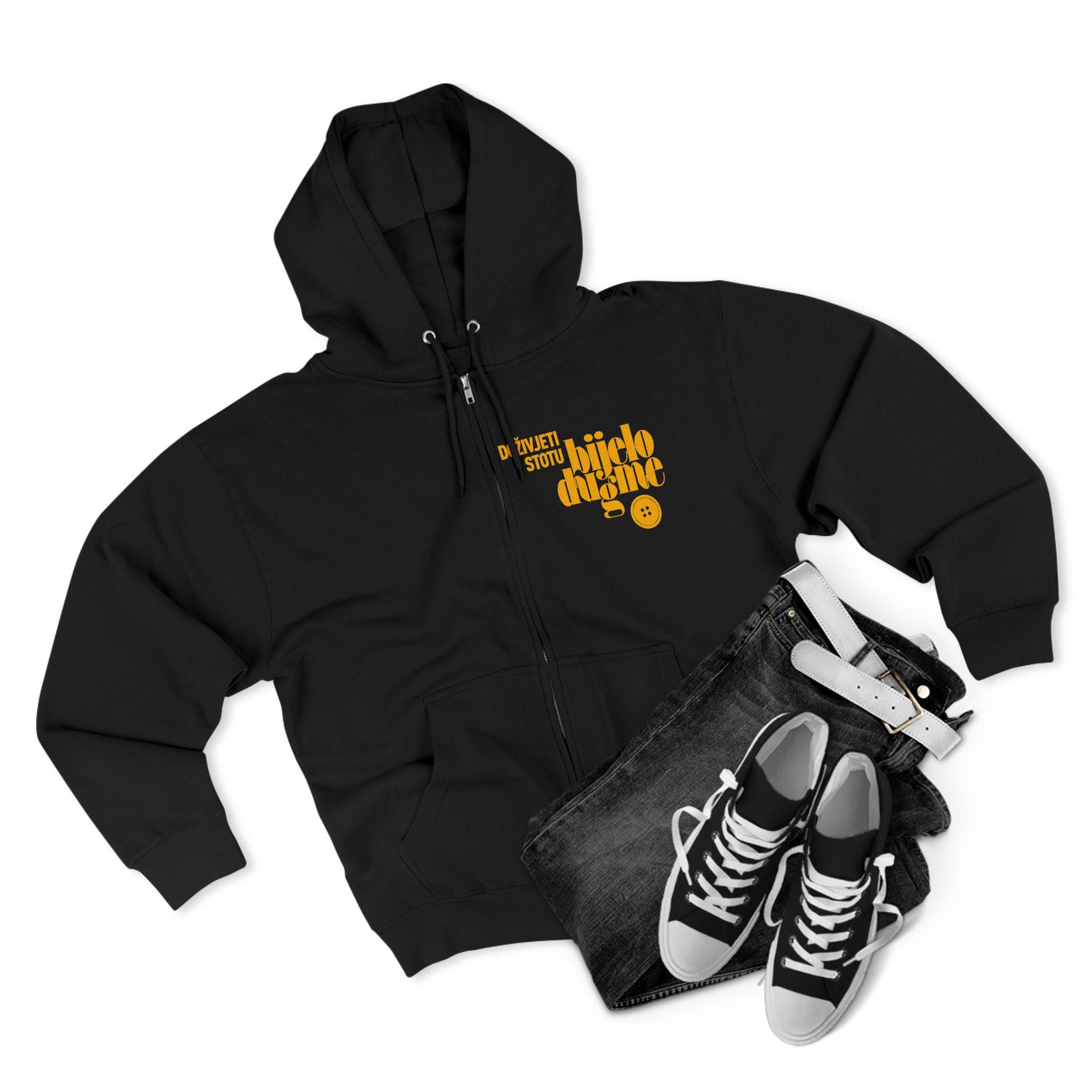 Doživjeti stotu Tour 2024/25 - Unisex Zip Hoodie