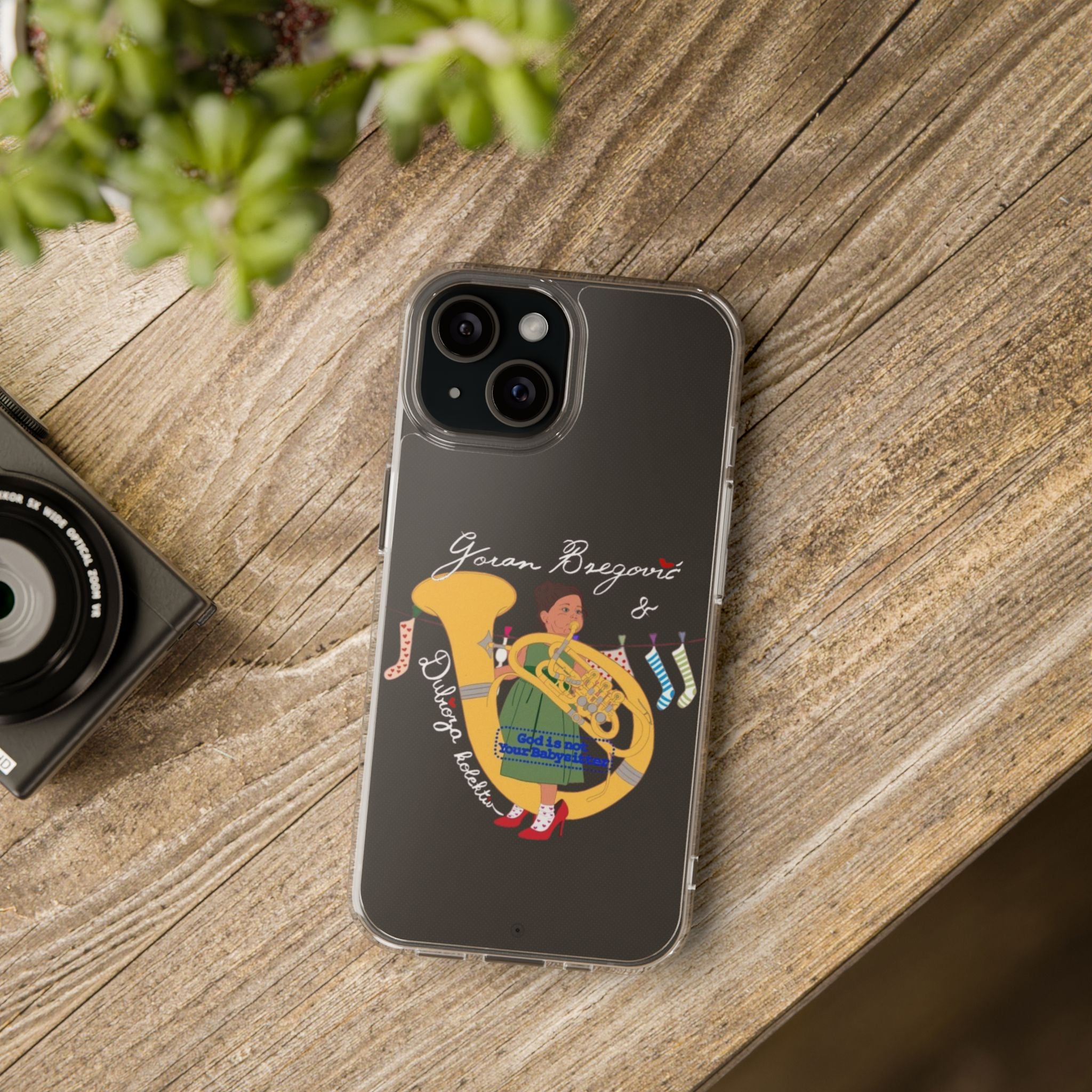 Goran Bregović x Dubioza Kolektiv "God Is Not Your Babysitter" Phone Case
