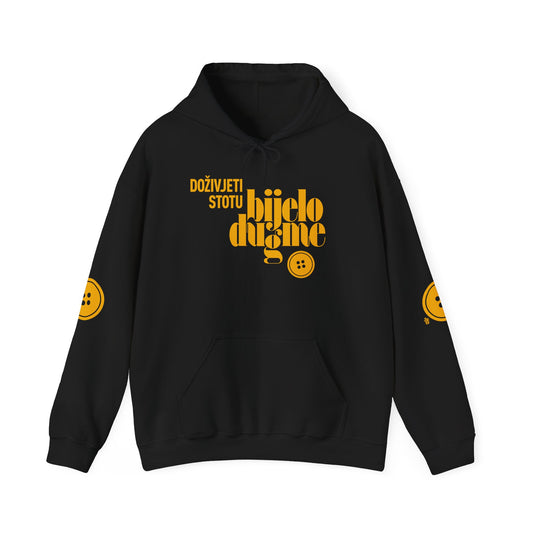Bijelo Dugme - Doživjeti Stotu Tour 2024/25 - Button Logo Hooded Sweatshirt