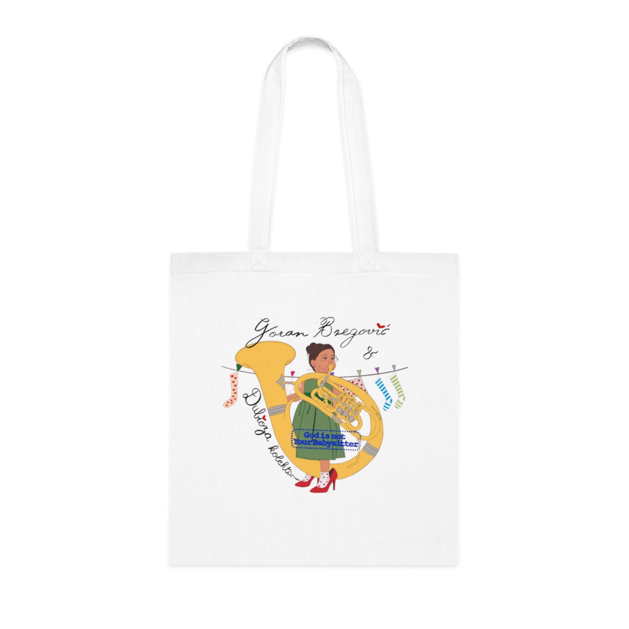 Goran Bregović x Dubioza Kolektiv "God Is Not Your Babysitter" Tote Bag
