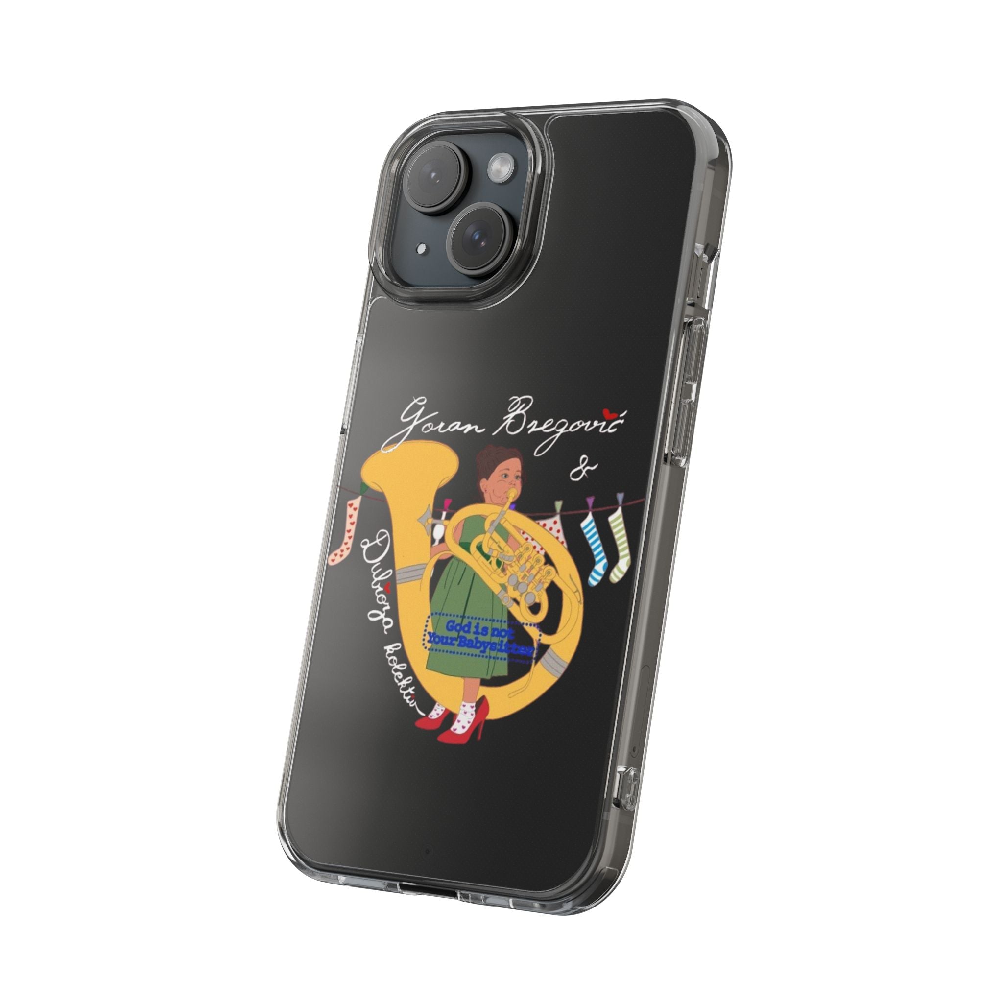 Goran Bregović x Dubioza Kolektiv "God Is Not Your Babysitter" Phone Case