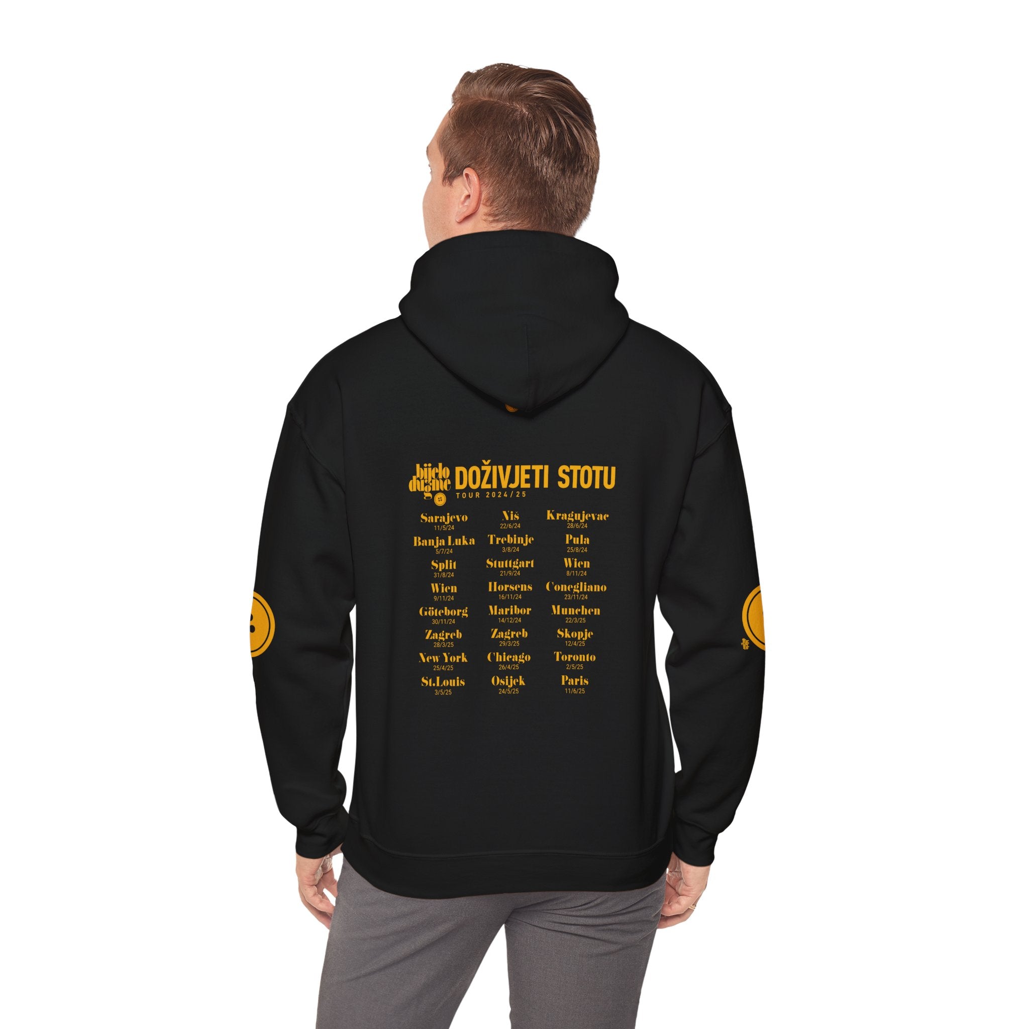 Doživjeti stotu Tour 2024/25 - Button Logo Hooded Sweatshirt