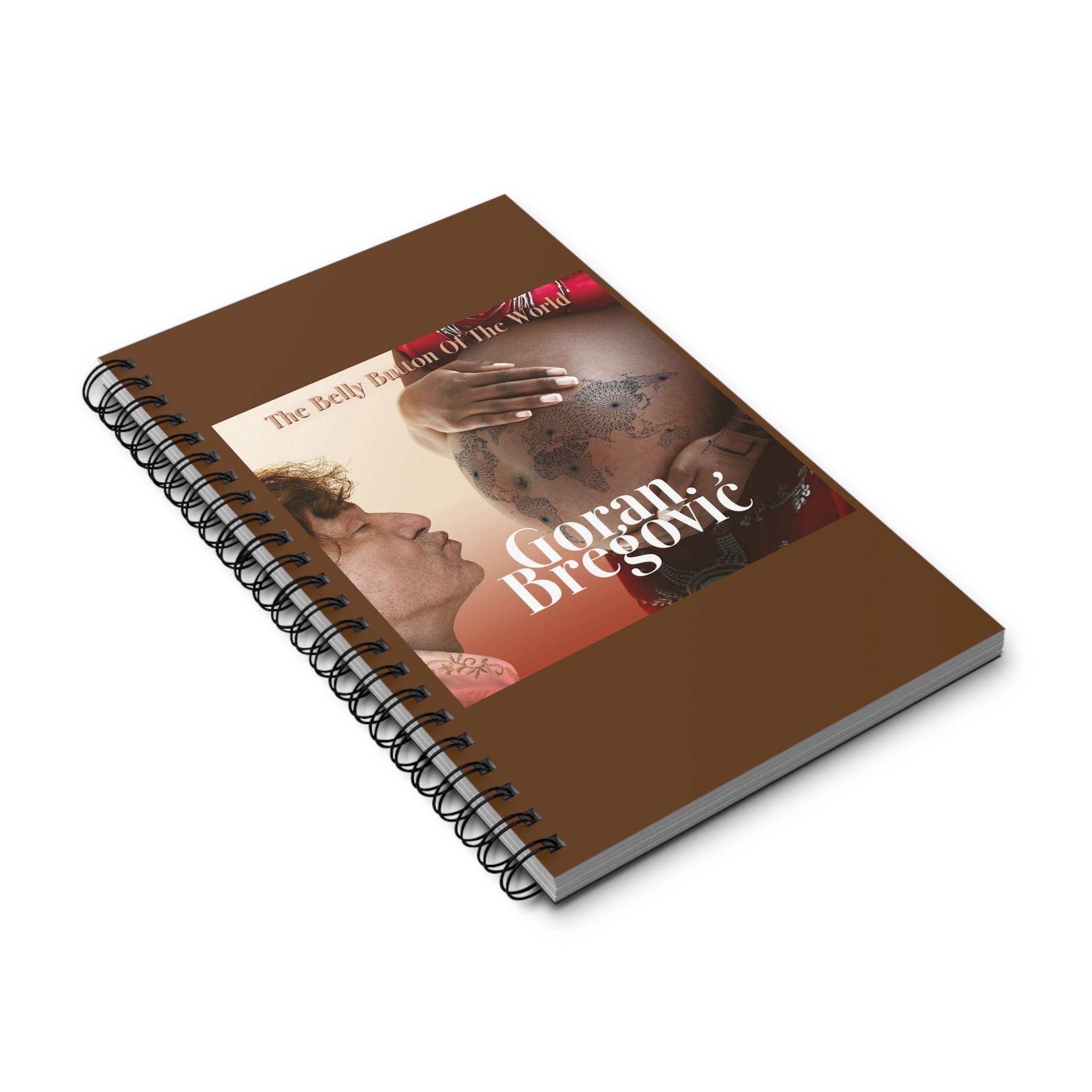 The Belly Button of The World Spiral Notebook