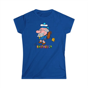 Fitted Women's T-Shirt Balthazar with a Backpack