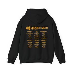 Doživjeti stotu Tour 2024/25 - Unisex Hooded Sweatshirt