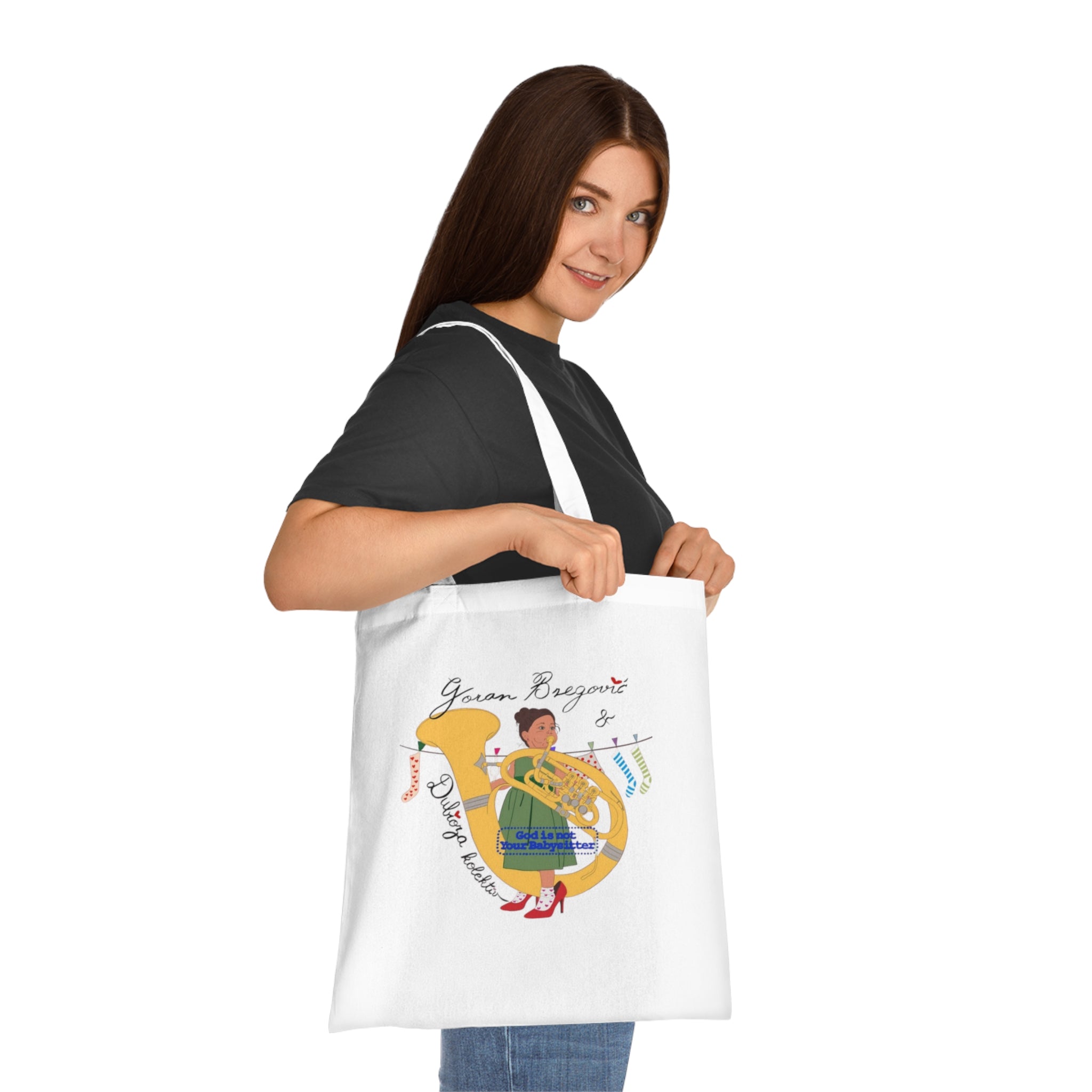 Goran Bregović x Dubioza Kolektiv "God Is Not Your Babysitter" Tote Bag
