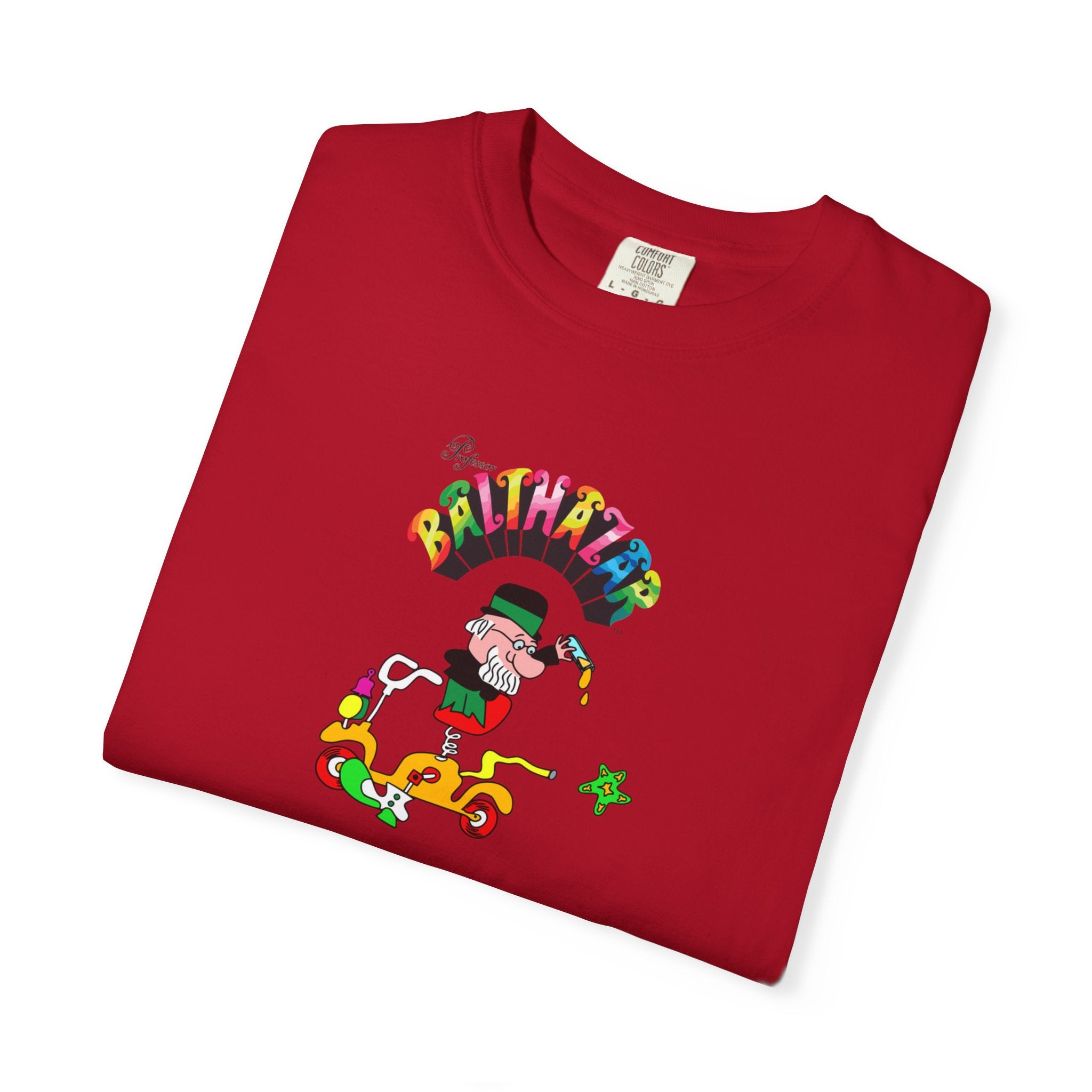 Short Sleeve Unisex T-Shirt Balthazar on Bike