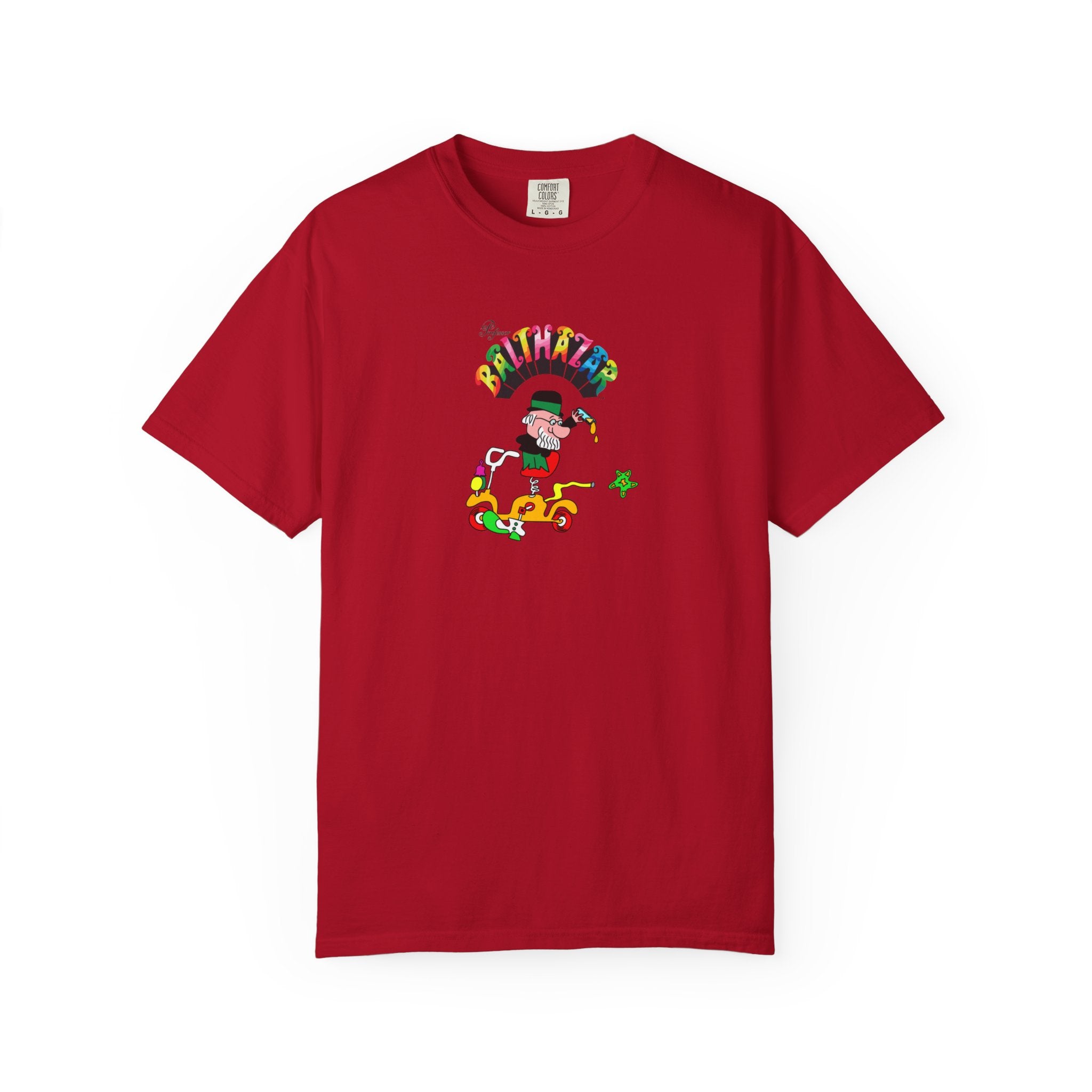 Short Sleeve Unisex T-Shirt Balthazar on Bike